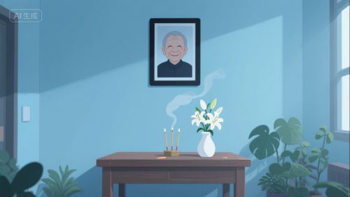 老人的遗像放在家里需要包装什么
