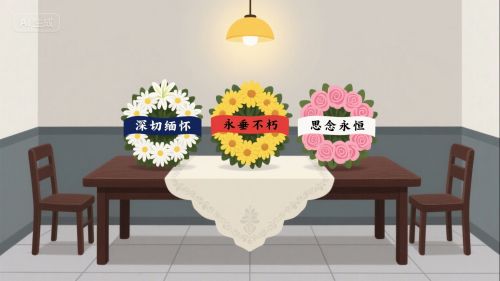 挽联花圈上怎样写 晚辈的字